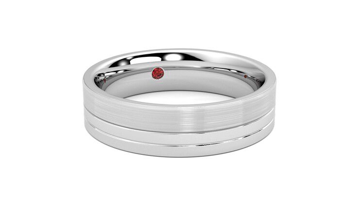 Taylor & Hart Atlas Wedding Ring 360 degree image 4