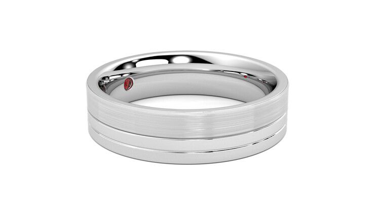 Taylor & Hart Atlas Wedding Ring 360 degree image 7