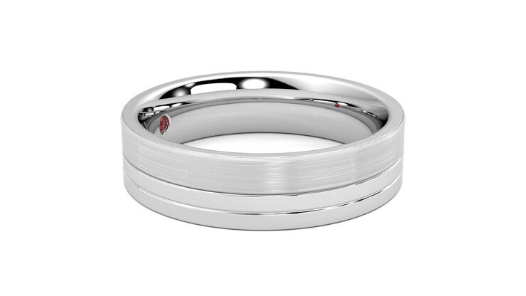Taylor & Hart Atlas Wedding Ring 360 degree image 8