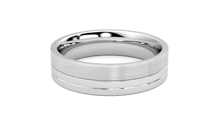 Taylor & Hart Atlas Wedding Ring 360 degree image 14