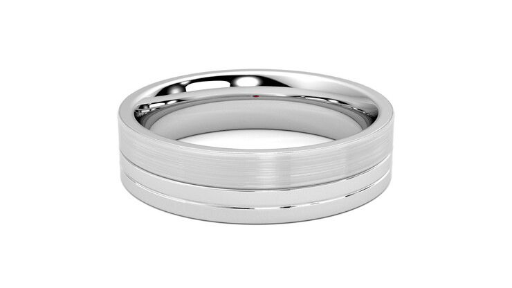 Taylor & Hart Atlas Wedding Ring 360 degree image 15