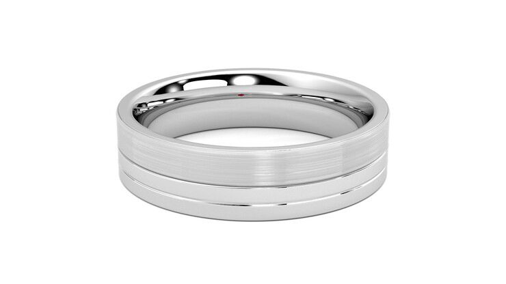Taylor & Hart Atlas Wedding Ring 360 degree image 16