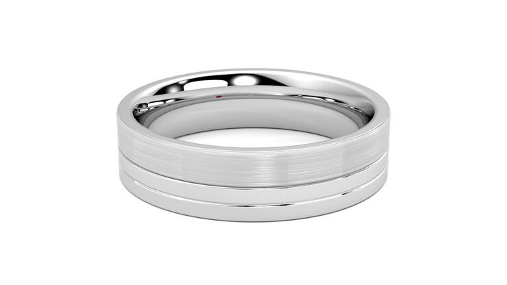Taylor & Hart Atlas Wedding Ring 360 degree image 18