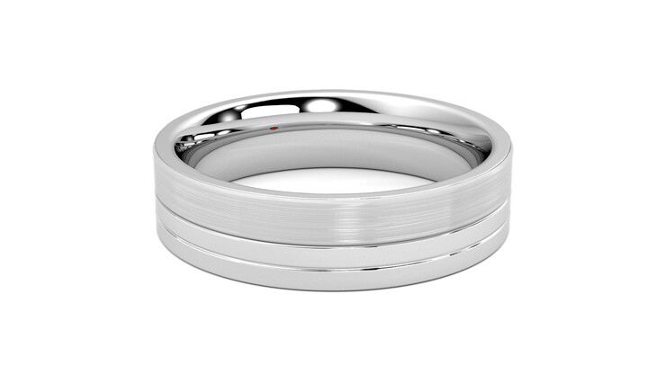 Taylor & Hart Atlas Wedding Ring 360 degree image 19