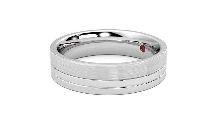 Taylor & Hart Atlas Wedding Ring 360 degree image 23
