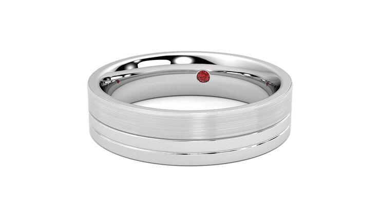 Taylor & Hart Atlas Wedding Ring 360 degree image 27