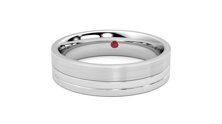 Taylor & Hart Atlas Wedding Ring 360 degree image 28