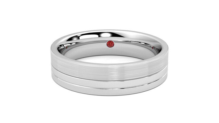 Taylor & Hart Atlas Wedding Ring 360 degree image 29
