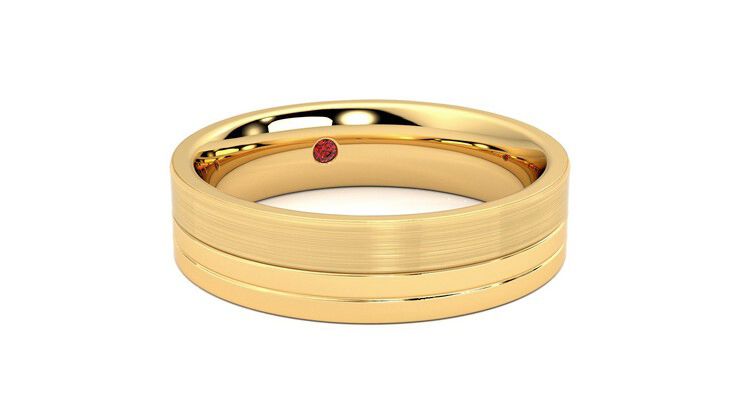Taylor & Hart Atlas Wedding Ring 360 degree image 4