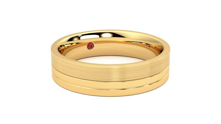Taylor & Hart Atlas Wedding Ring 360 degree image 5