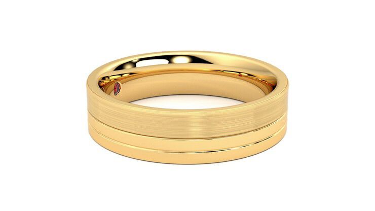 Taylor & Hart Atlas Wedding Ring 360 degree image 8