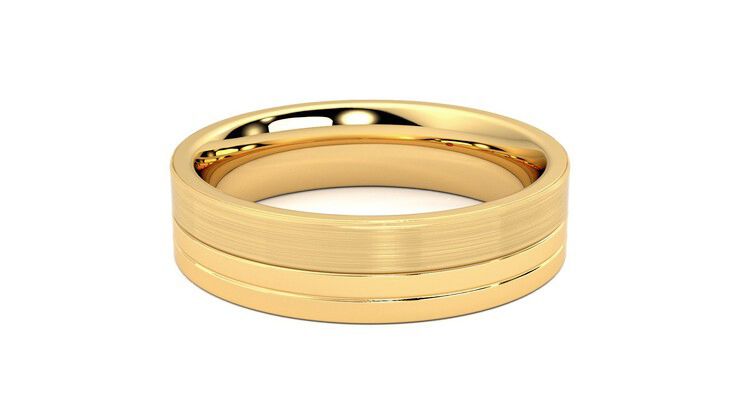 Taylor & Hart Atlas Wedding Ring 360 degree image 10
