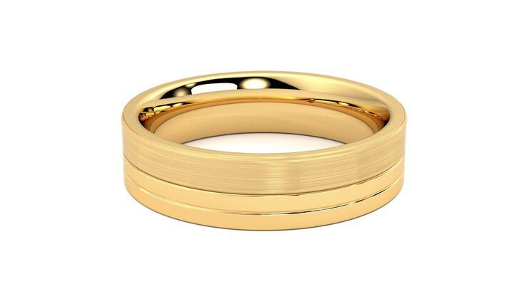 Taylor & Hart Atlas Wedding Ring 360 degree image 11