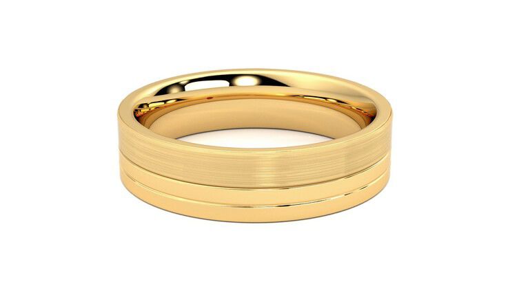 Taylor & Hart Atlas Wedding Ring 360 degree image 19