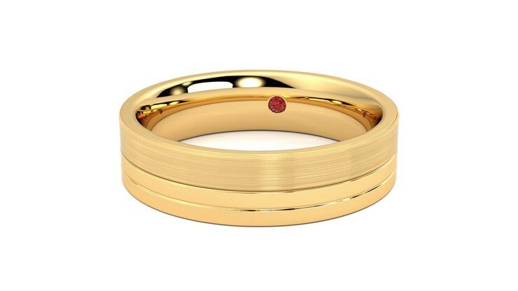 Taylor & Hart Atlas Wedding Ring 360 degree image 27