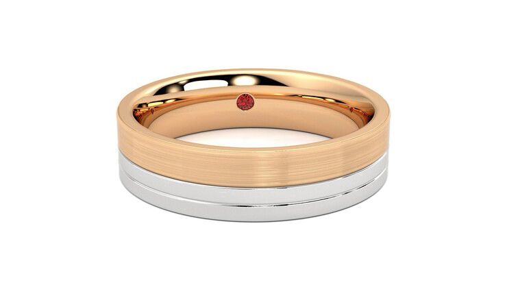 Taylor & Hart Atlas Wedding Ring 360 degree image 2