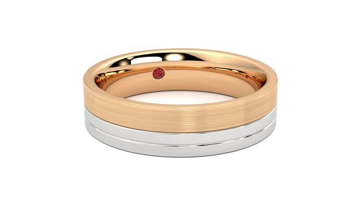 Taylor & Hart Atlas Wedding Ring 360 degree image 4