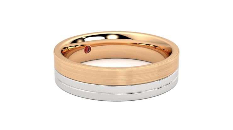 Taylor & Hart Atlas Wedding Ring 360 degree image 6