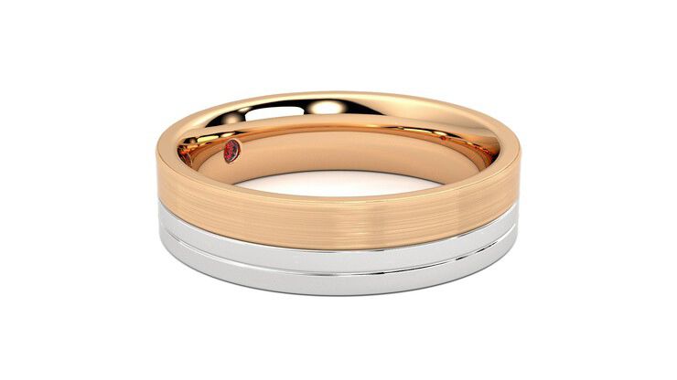 Taylor & Hart Atlas Wedding Ring 360 degree image 7