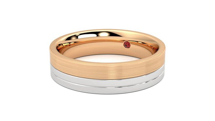 Taylor & Hart Atlas Wedding Ring 360 degree image 25