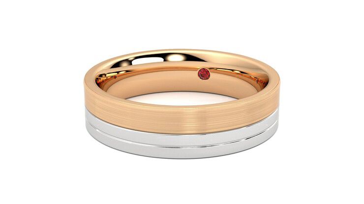Taylor & Hart Atlas Wedding Ring 360 degree image 26