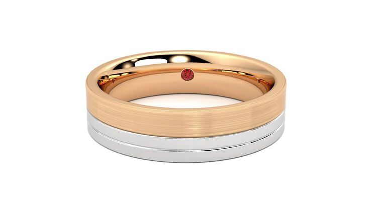 Taylor & Hart Atlas Wedding Ring 360 degree image 29