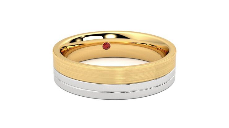 Taylor & Hart Atlas Wedding Ring 360 degree image 3