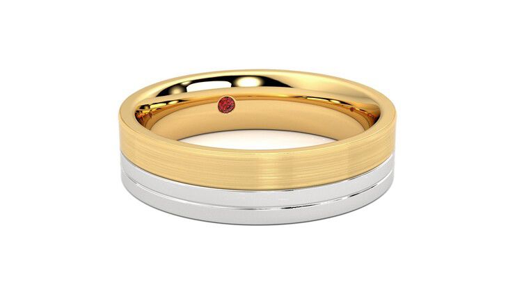 Taylor & Hart Atlas Wedding Ring 360 degree image 4