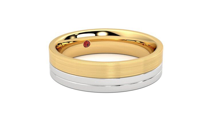 Taylor & Hart Atlas Wedding Ring 360 degree image 5