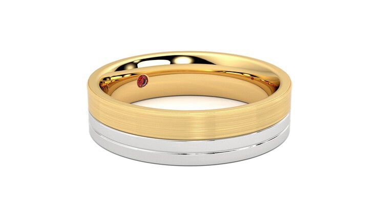 Taylor & Hart Atlas Wedding Ring 360 degree image 6