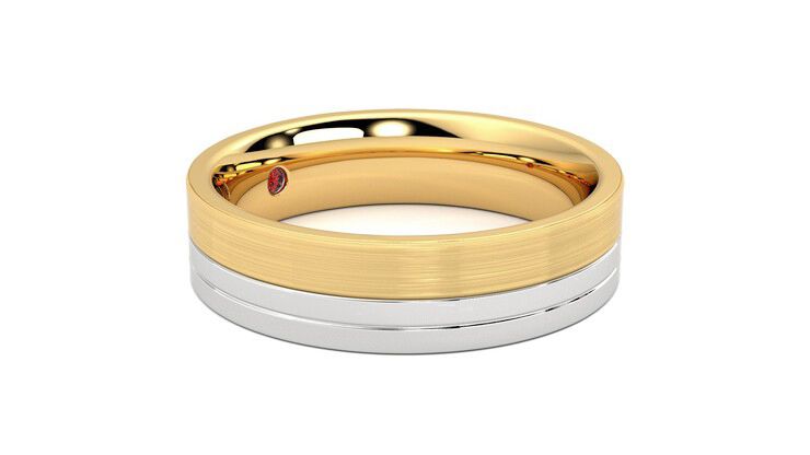 Taylor & Hart Atlas Wedding Ring 360 degree image 7