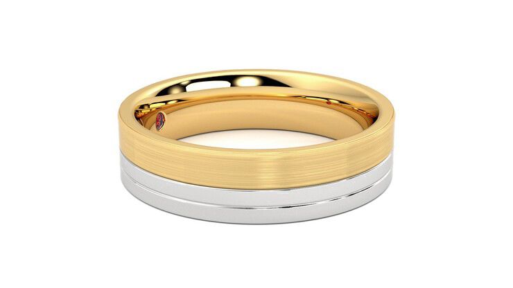 Taylor & Hart Atlas Wedding Ring 360 degree image 8