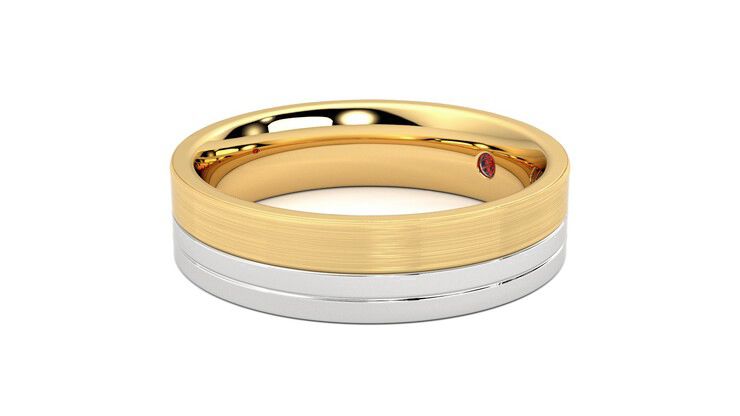 Taylor & Hart Atlas Wedding Ring 360 degree image 23
