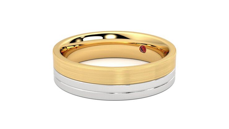 Taylor & Hart Atlas Wedding Ring 360 degree image 24