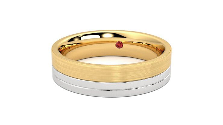 Taylor & Hart Atlas Wedding Ring 360 degree image 27