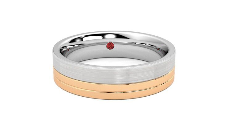 Taylor & Hart Atlas Wedding Ring 360 degree image 2