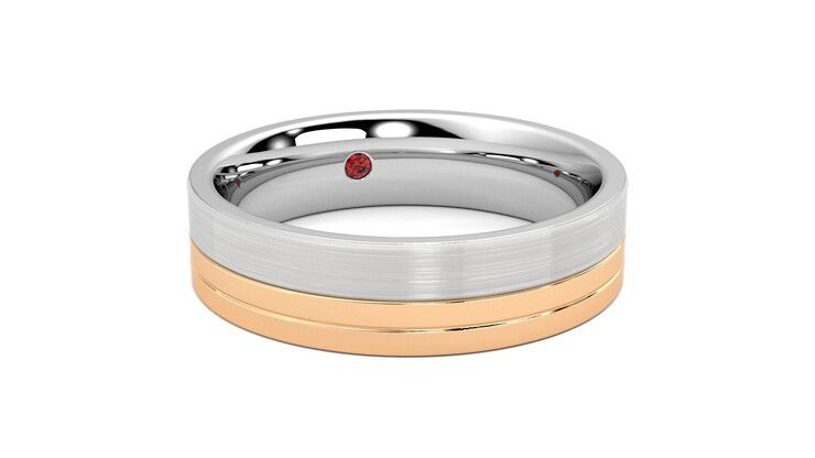 Taylor & Hart Atlas Wedding Ring 360 degree image 4