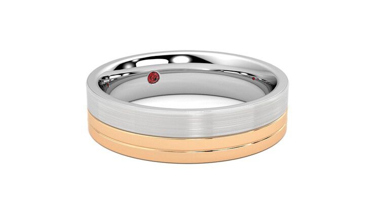 Taylor & Hart Atlas Wedding Ring 360 degree image 5