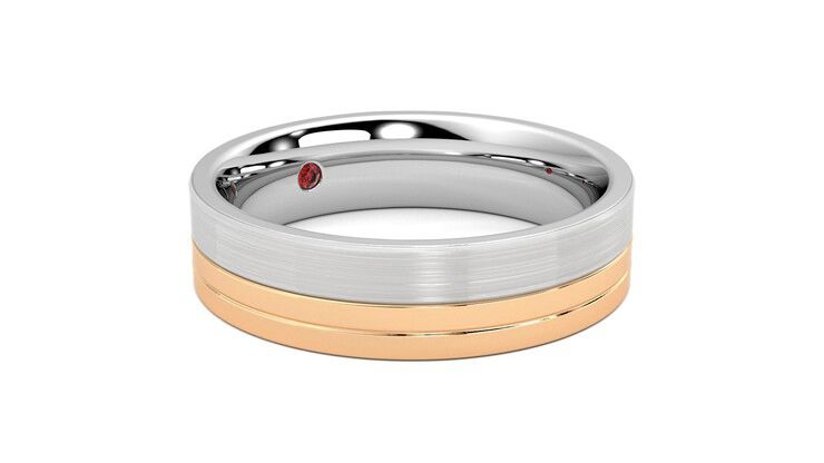 Taylor & Hart Atlas Wedding Ring 360 degree image 6