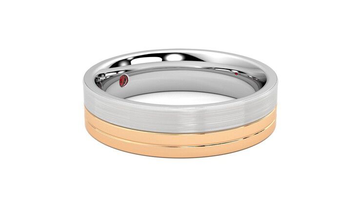 Taylor & Hart Atlas Wedding Ring 360 degree image 7