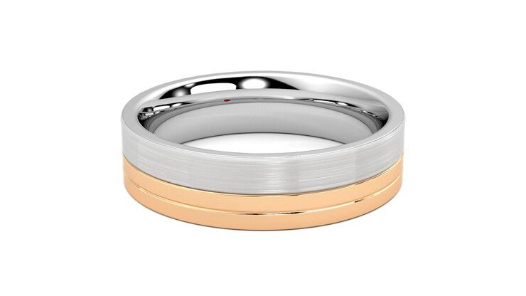Taylor & Hart Atlas Wedding Ring 360 degree image 18