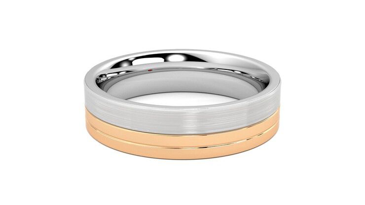 Taylor & Hart Atlas Wedding Ring 360 degree image 19