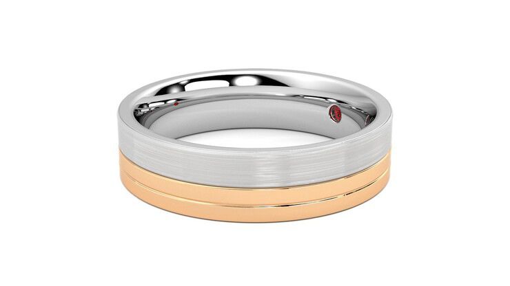Taylor & Hart Atlas Wedding Ring 360 degree image 23