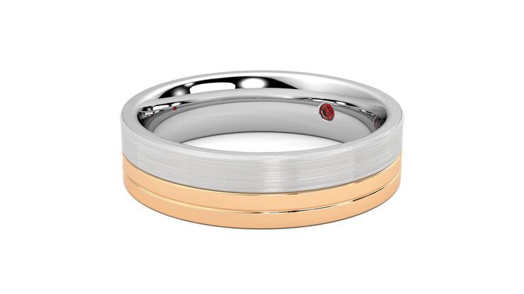 Taylor & Hart Atlas Wedding Ring 360 degree image 24