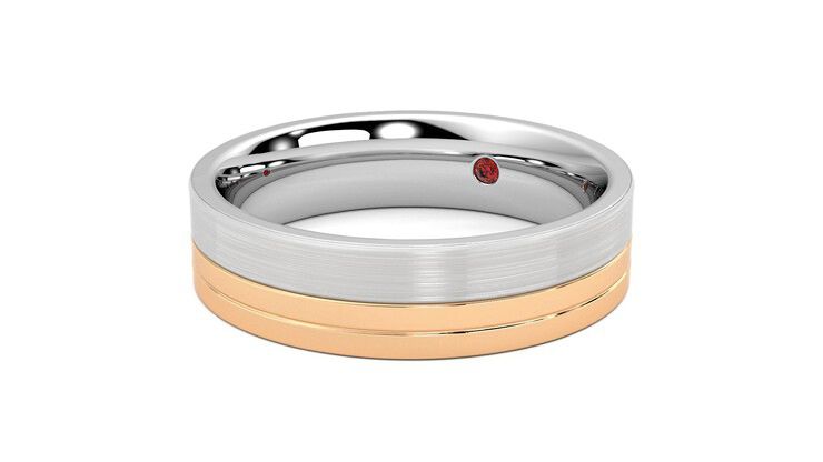 Taylor & Hart Atlas Wedding Ring 360 degree image 25