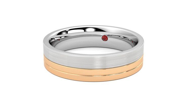 Taylor & Hart Atlas Wedding Ring 360 degree image 26