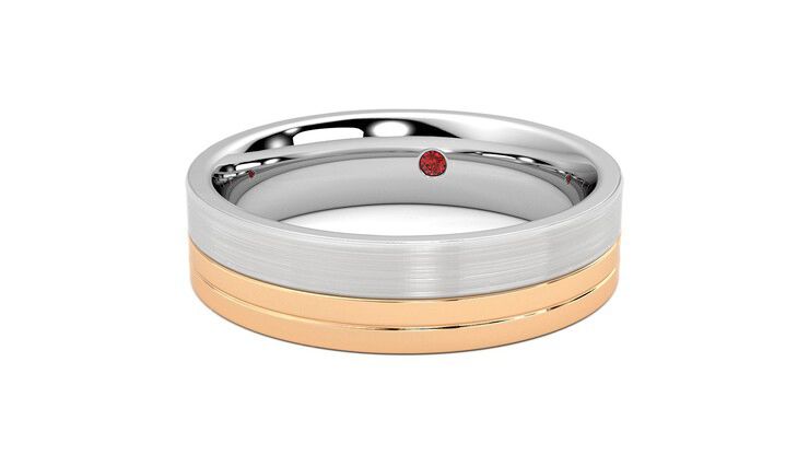 Taylor & Hart Atlas Wedding Ring 360 degree image 27