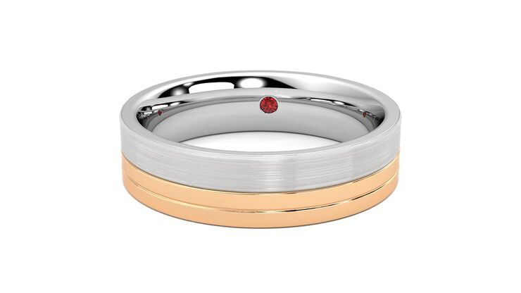 Taylor & Hart Atlas Wedding Ring 360 degree image 28