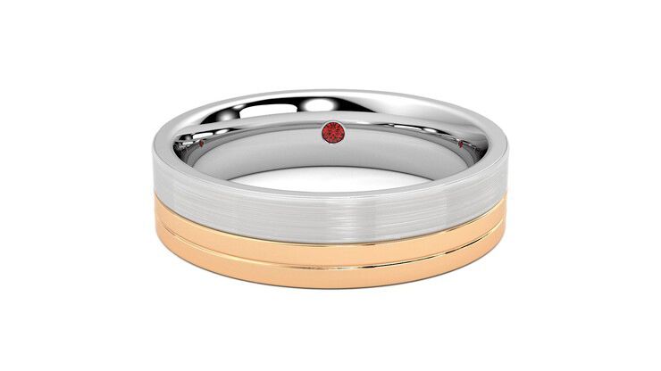 Taylor & Hart Atlas Wedding Ring 360 degree image 29