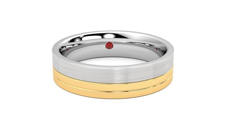 Taylor & Hart Atlas Wedding Ring 360 degree image 2